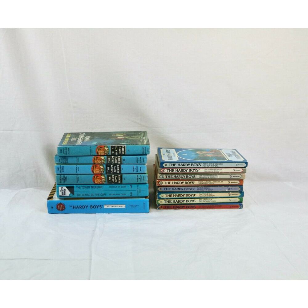 Vintage Lot Of 14 The Hardy Boys Franklin W. Dixon Books 1 Collector's Edition